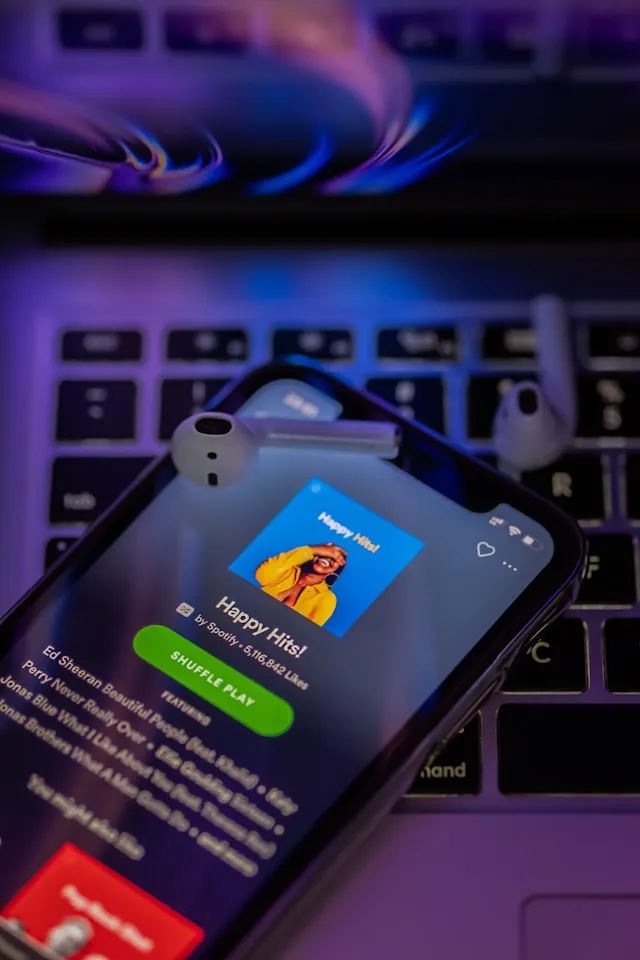 Spotify sur téléphone